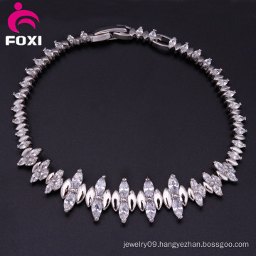 New Design Fine Jewelry Gold Plated Zircon Bracelet